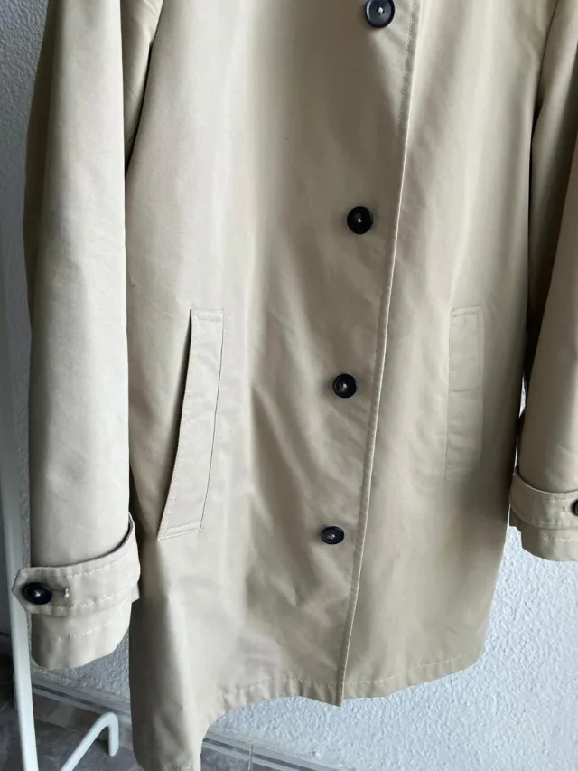 Abrigo beige Mango Talla M