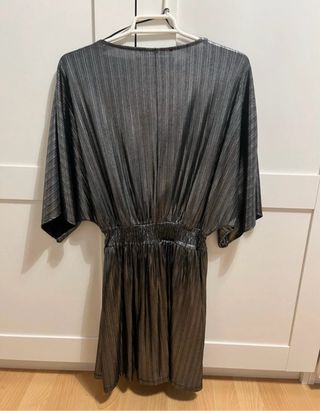 Vestido mini Pull&Bear fiesta metalizado