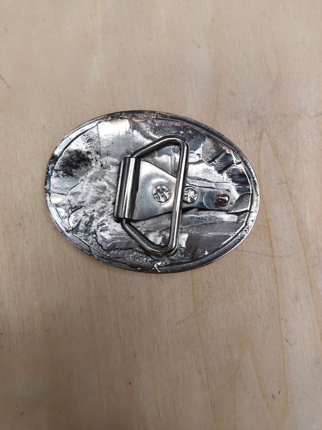 Hebilla Cinturón Jefe Nativo Indio