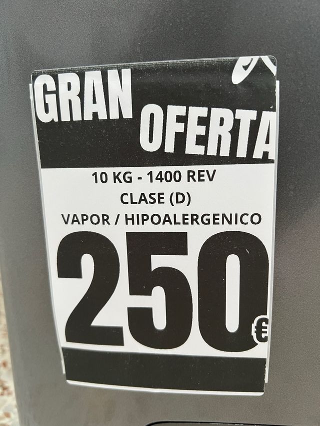 Lavadora HYDRA 10kg 1400 RPM Outlet