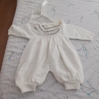 Pelele de punto para bebé 3 meses
