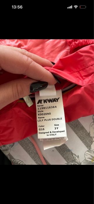 Paravento K-Way bambina