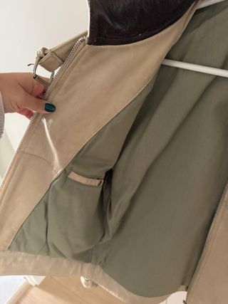 Cazadora de cuero para hombre