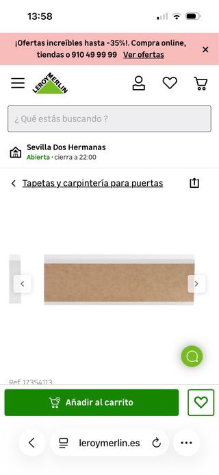 Kit 3 tapetas MDF lacado blanco