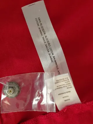 Cazadora vaquera roja