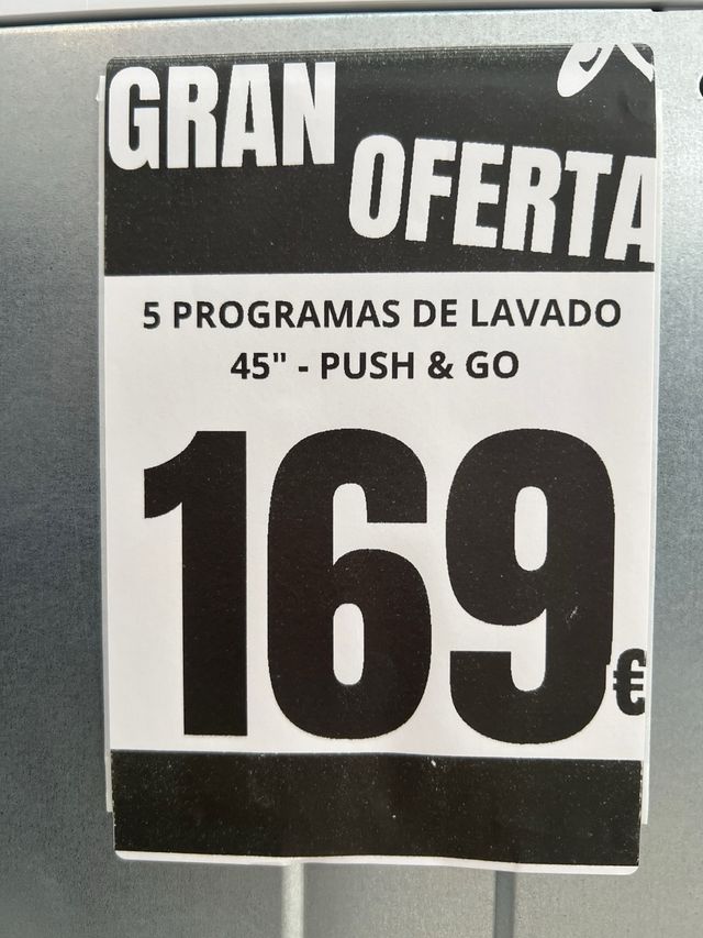 Lavavajillas Indesit 5 Programas