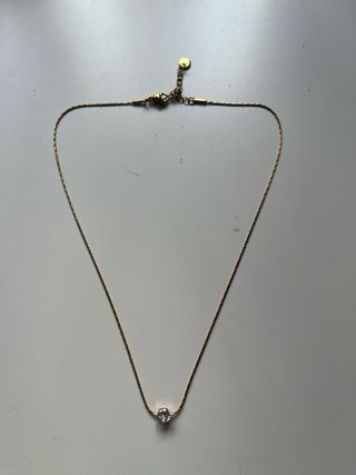 Collar bañado en oro 18k con colgante