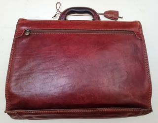 Valigetta The Bridge in pelle marrone