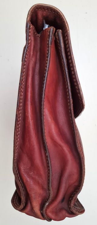 Valigetta The Bridge in pelle marrone