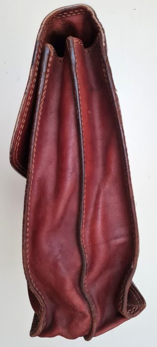 Valigetta The Bridge in pelle marrone