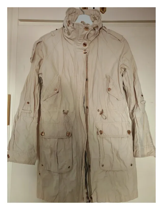 Cazadora Massimo Dutti Beige Talla S