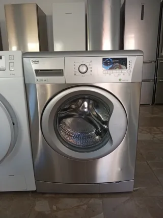 Lavadora Beko 7 kg gris