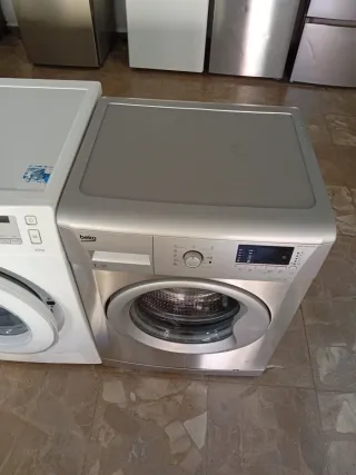 Lavadora Beko 7 kg gris