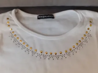 Maglia in cotone da donna Noir Provençal