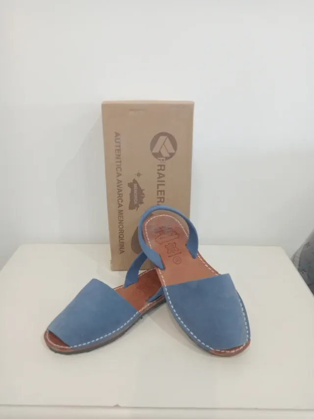 Chanclas FRAILERA Menorquinas Talla 36 Azul