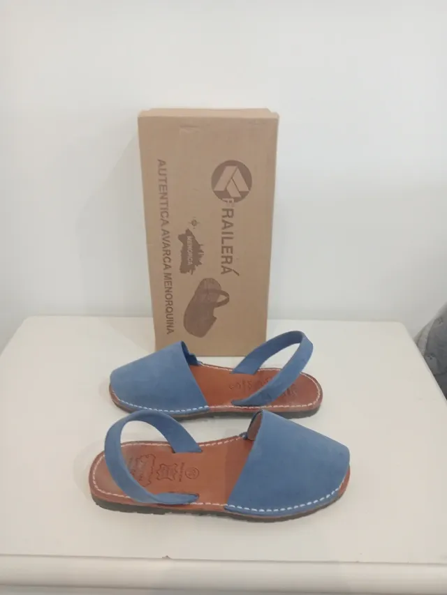 Chanclas FRAILERA Menorquinas Talla 36 Azul