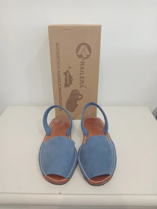 Chanclas FRAILERA Menorquinas Talla 36 Azul