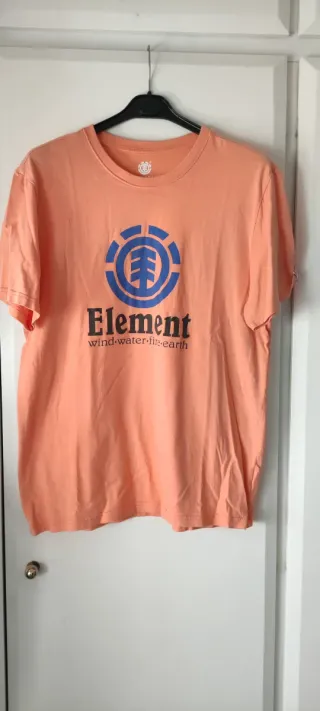 Camiseta Element Naranja Algodón