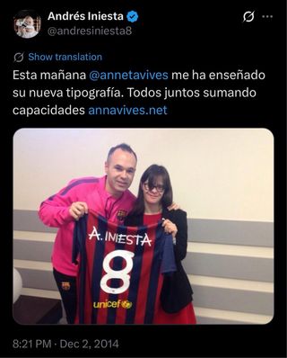Camiseta Iniesta Única y Firmada
