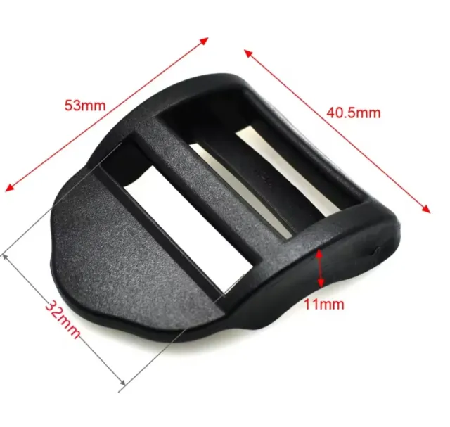 5 Hebillas Plástico 32 mm (Pack 5)