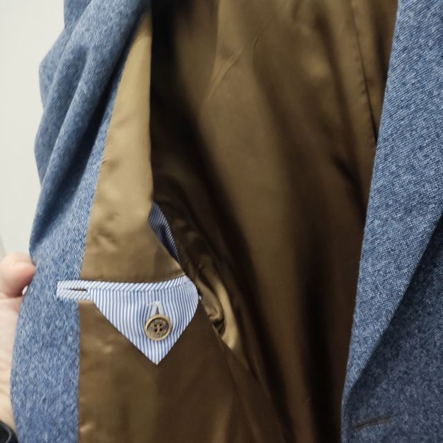 Americana El Ganso T48 Azul Marrón