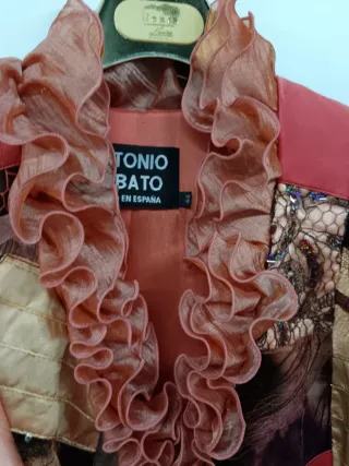 Chaqueta Antonio Lobato Patchwork Talla 44