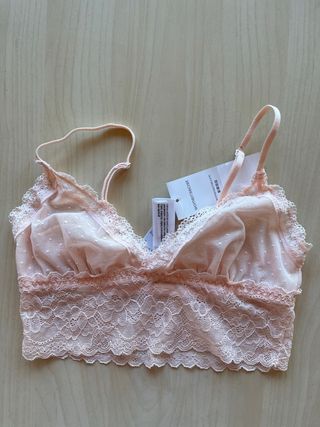 Sujetador lencería Women'secret rosa sin aros