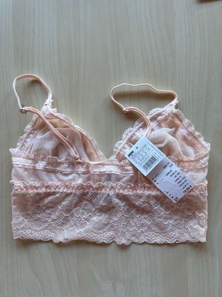Sujetador lencería Women'secret rosa sin aros