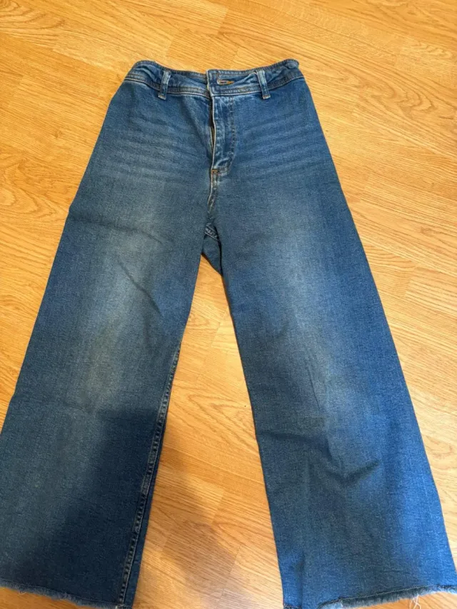 Pantalón vaquero ancho azul