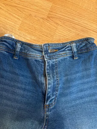 Pantalón vaquero ancho azul