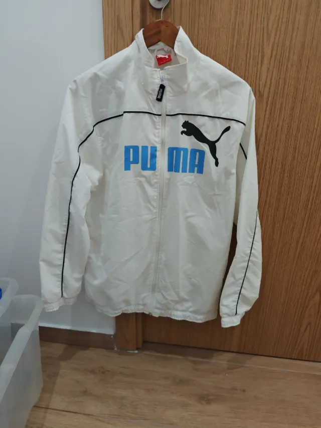 Chaqueta Puma Hombre Blanca y Azul