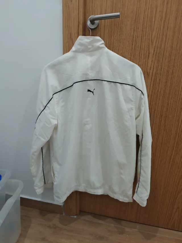 Chaqueta Puma Hombre Blanca y Azul
