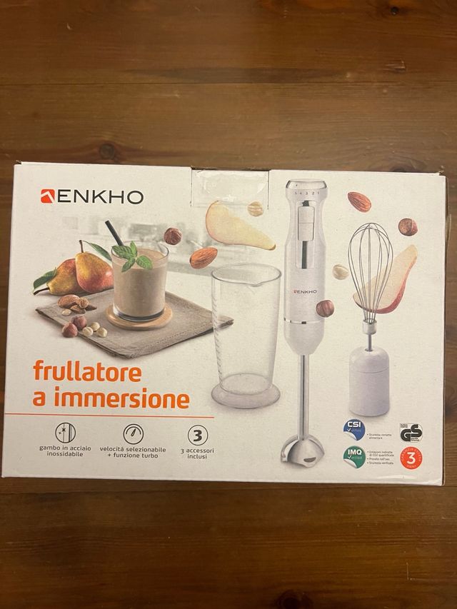 Frullatore a immersione con accessori