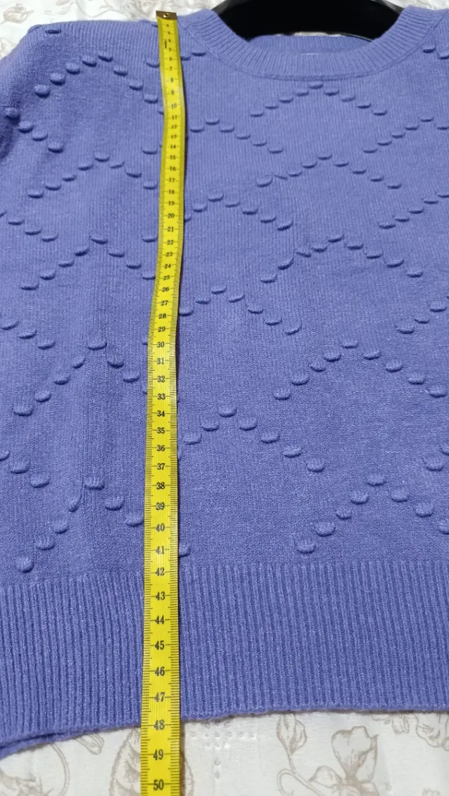 Maglioncino crop lilla