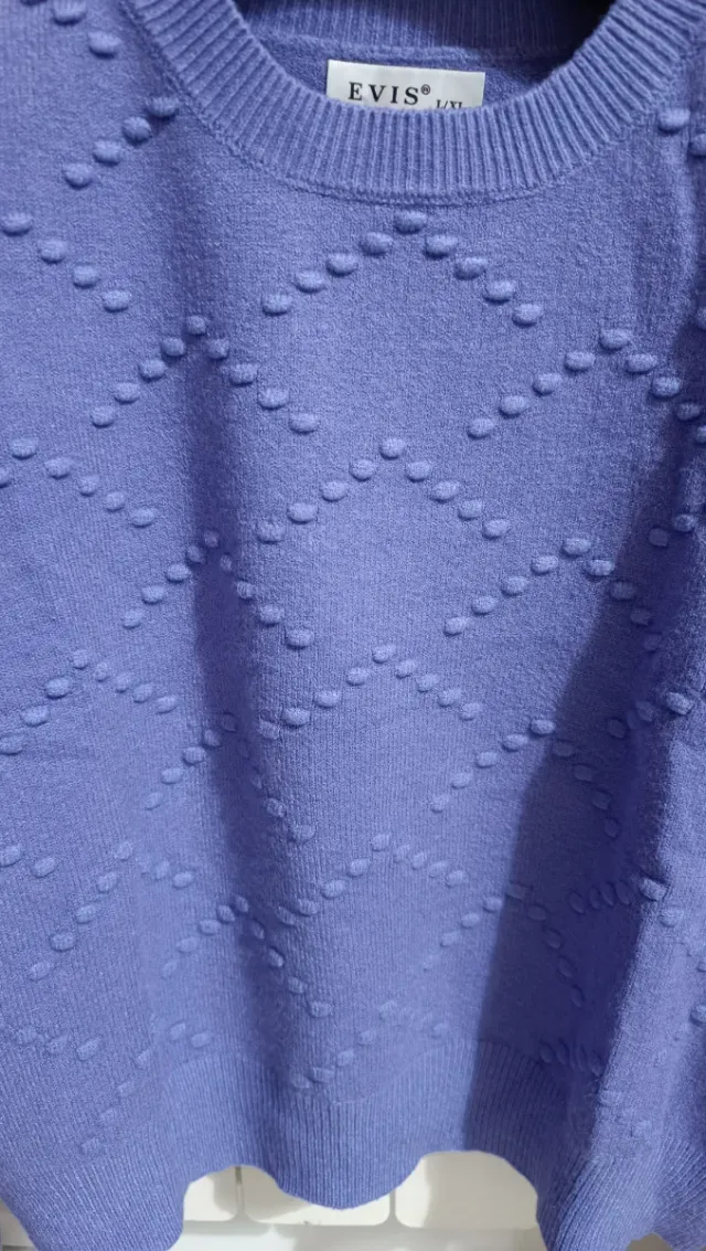 Maglioncino crop lilla