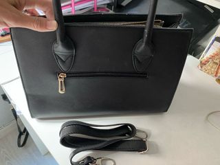 Bolso Negro Estilo Birkin