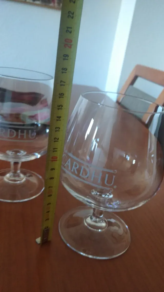 4 Copas de Brandy Cardhu Grandes Nuevas