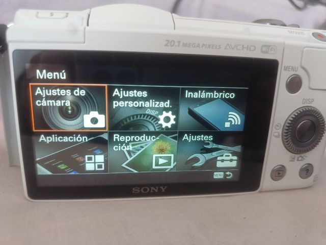 Cámara fotos Sony ILCE 5000 LW