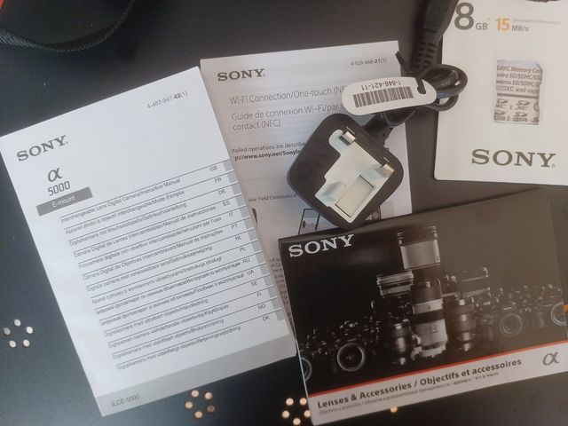 Cámara fotos Sony ILCE 5000 LW