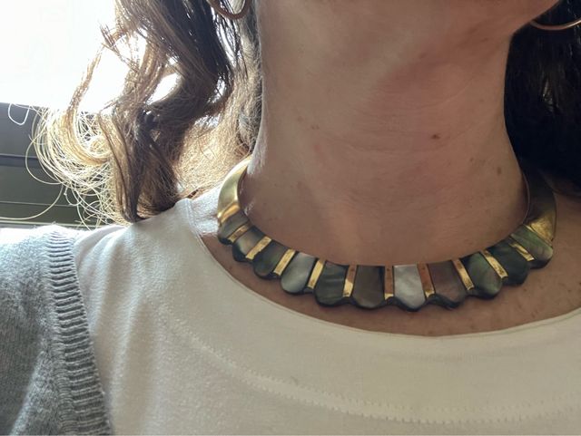 Collar Bronce y Nácar