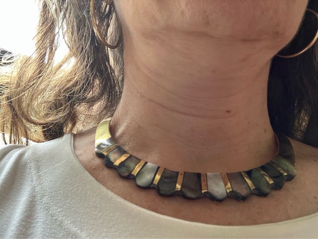 Collar Bronce y Nácar