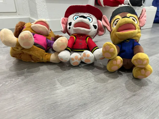 3 Peluches Paw Patrol