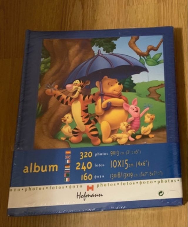 Álbum de fotos infantil Winnie the Pooh