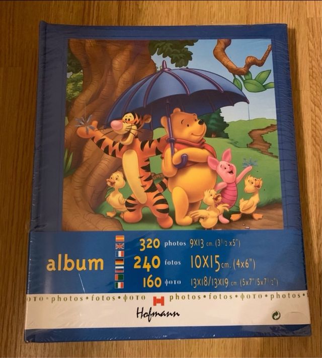 Álbum de fotos infantil Winnie the Pooh