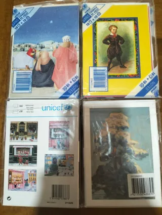 Cartoline UNICEF vintage anni '80.