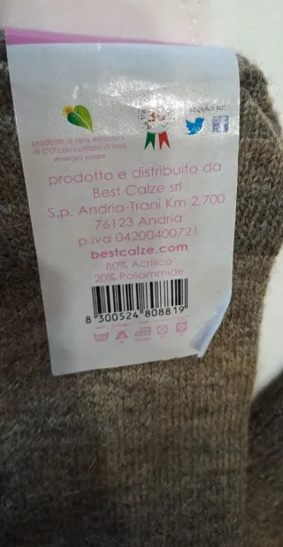 3 paia di calzini BESTCALZE taglia 35/41