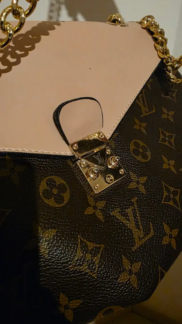 Borsa Louis Vuitton marrone e rosa