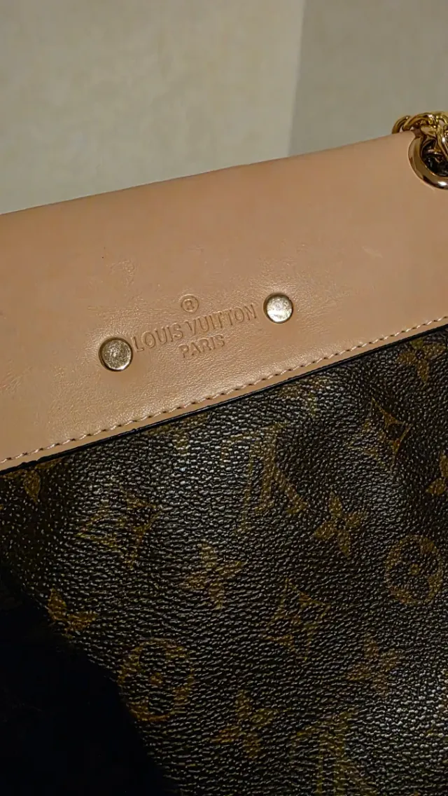 Borsa Louis Vuitton marrone e rosa