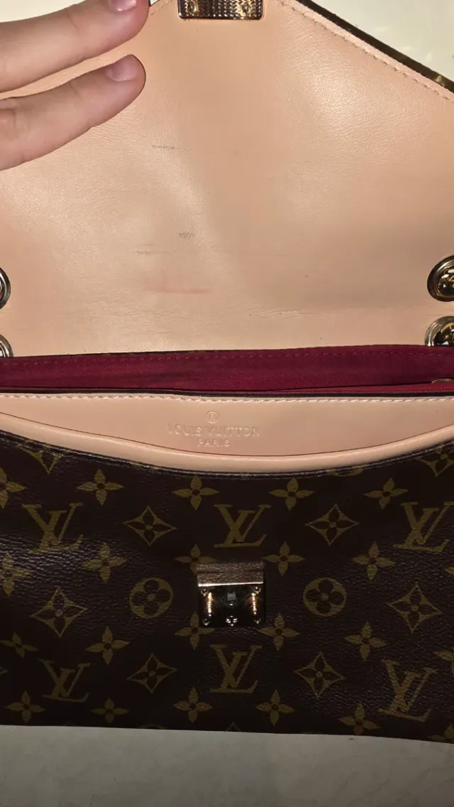 Borsa Louis Vuitton marrone e rosa