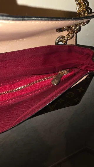 Borsa Louis Vuitton marrone e rosa